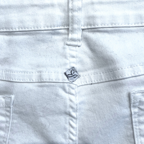 prAna Kara White Five Pocket Denim Jeans Size 12/31 Model #W4KARA115 - Picture 6 of 13